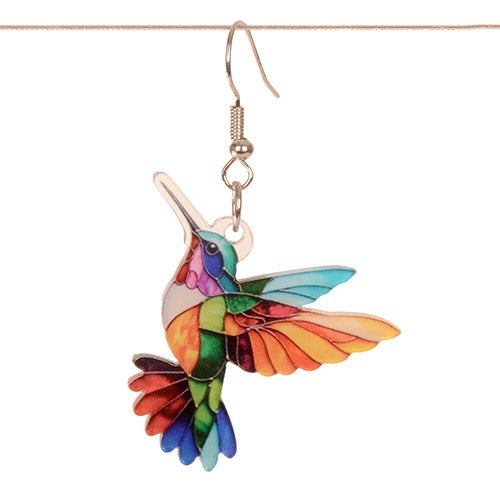 Earrings - Hummingbird (31 x 36cm)