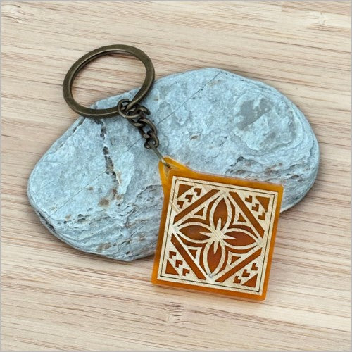 Keychain: Tapa 2 Acrylic + Bamboo Keyrings + Keychains