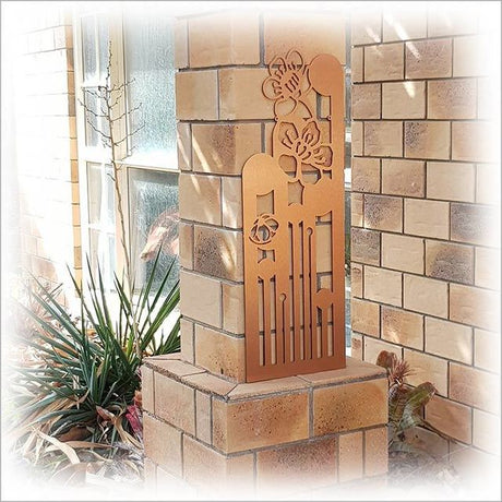 Large Koru Manuka wall art in brushed copper, 790mm, embodies New Zealand's beauty, ideal for any space indoors or outdoors.