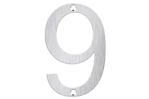 Letter Box Numbers - Stainless Steel (NUMBER - 9)