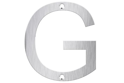Letter Box Numbers - Stainless Steel (LETTER - G)