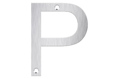 Letter Box Numbers - Stainless Steel (LETTER - P)