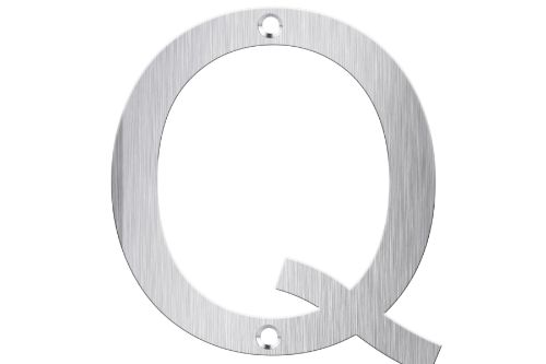Letter Box Numbers - Stainless Steel (LETTER - Q)