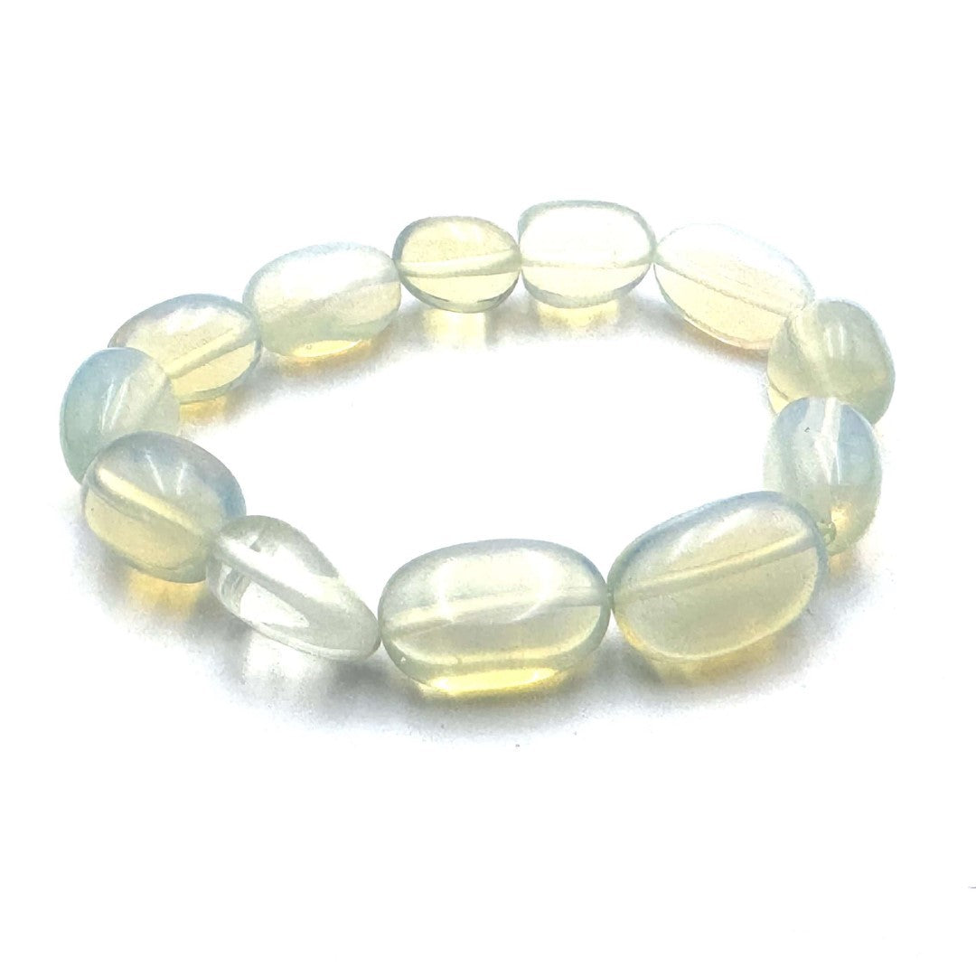Large Beaded Bracelet - Opalite (14 x 11mm)