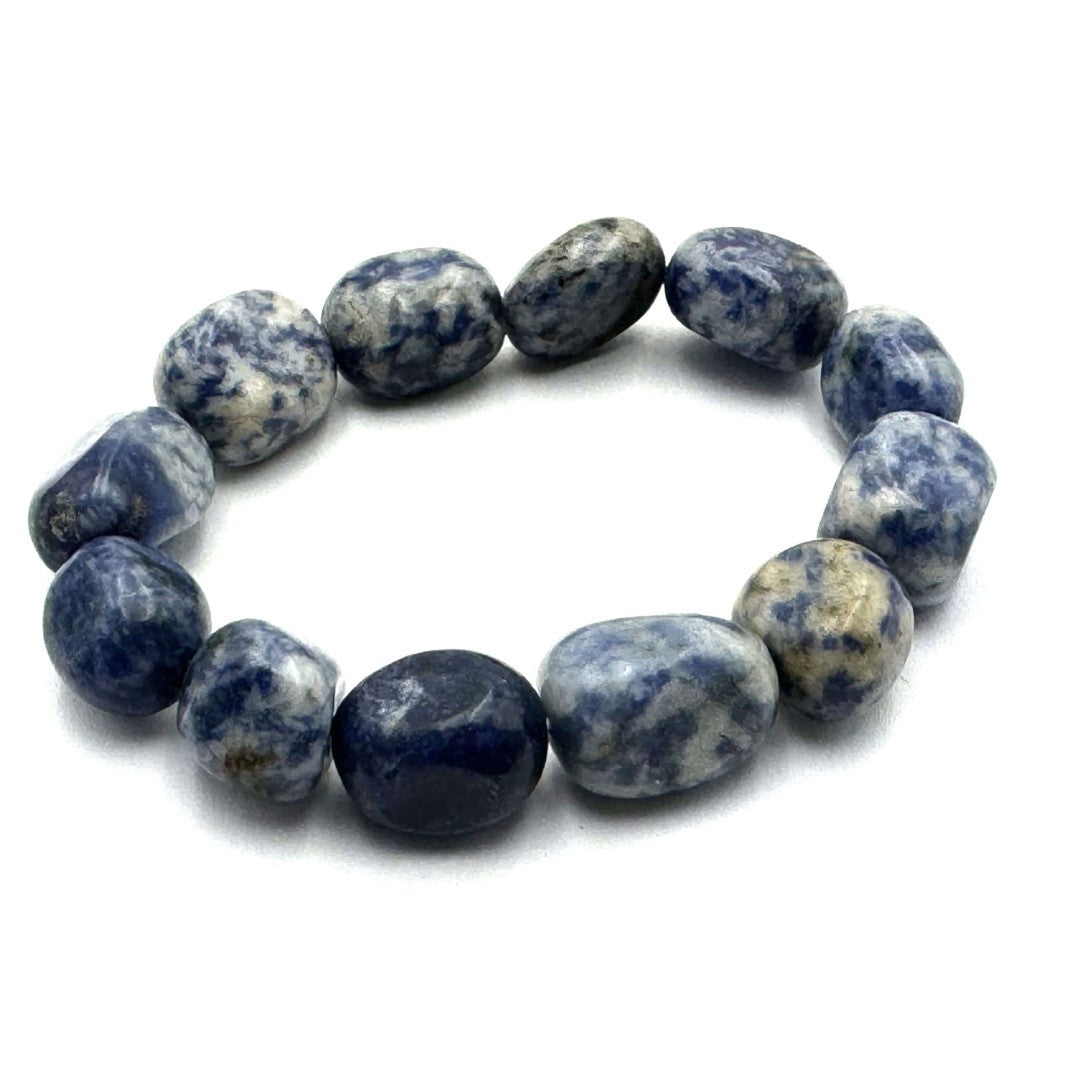 Large Beaded Bracelet - Sodalite (14 x 11mm)