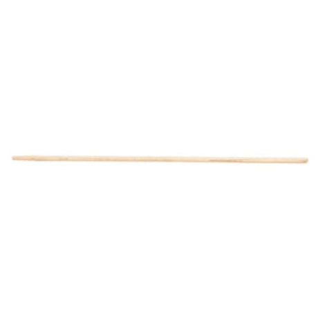 Tapered 1.2m NZ pine rake handle, 22mm diameter, ergonomic design for easy leaf raking and outdoor cleaning.