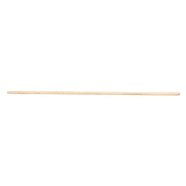 Tapered 1.2m NZ pine rake handle, 22mm diameter, ergonomic design for easy leaf raking and outdoor cleaning.