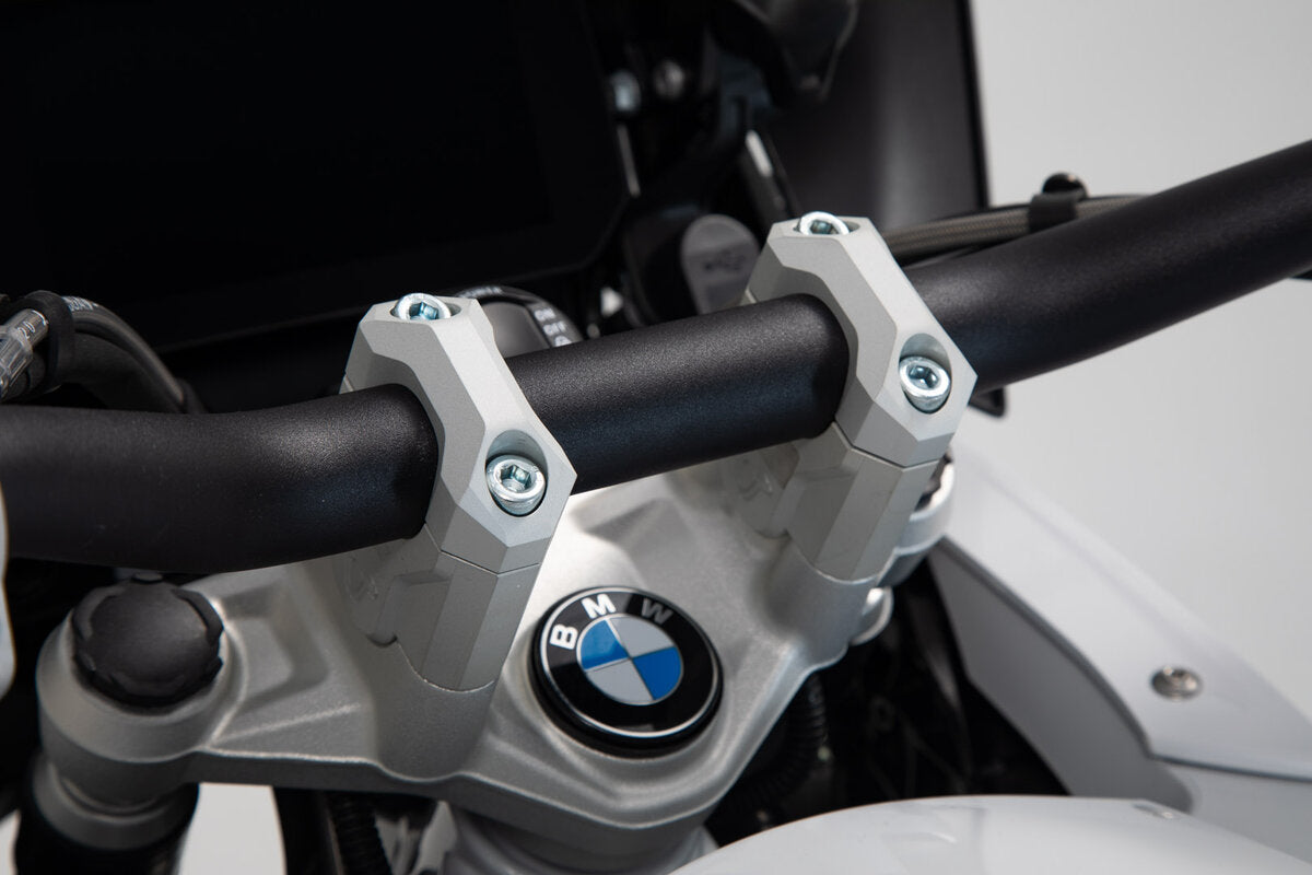 SW-Motech Handlebar Bar Riser 32MM Handlebars Silver BMW R1200GS R1200GS