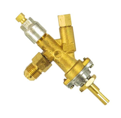 Gas Smoker Brass Control Valve without Thermocouple (Current Model)