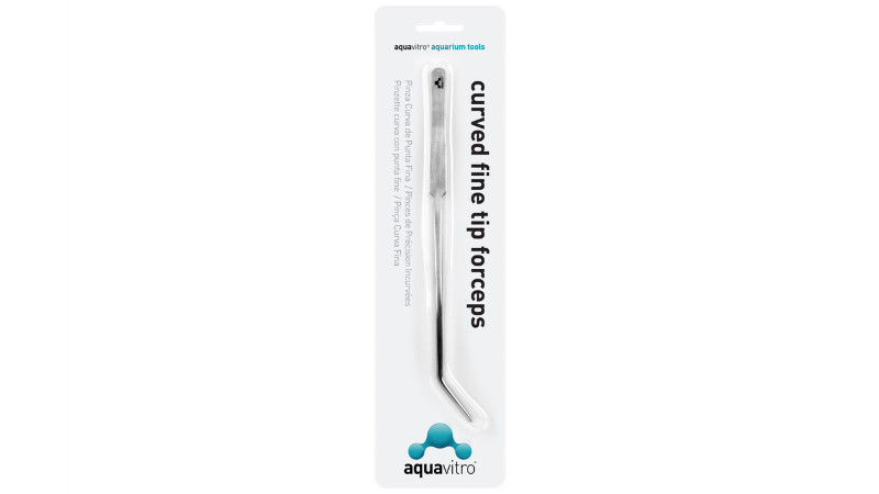 Aquatic Curved Fine Tip Forceps (25cm)