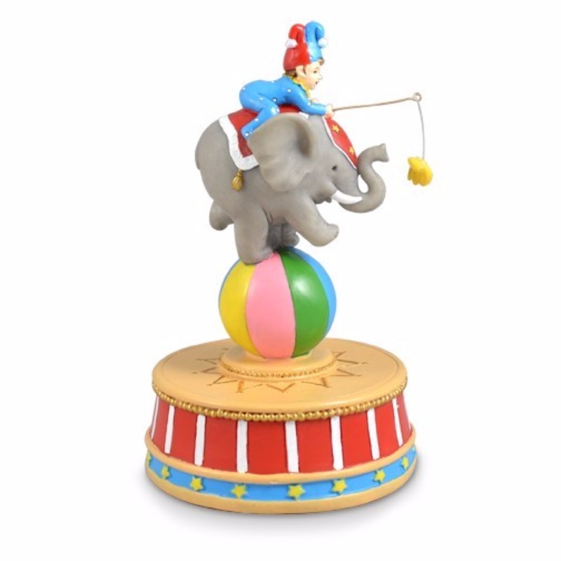 Circus Elephant Musical Carousel 16cm