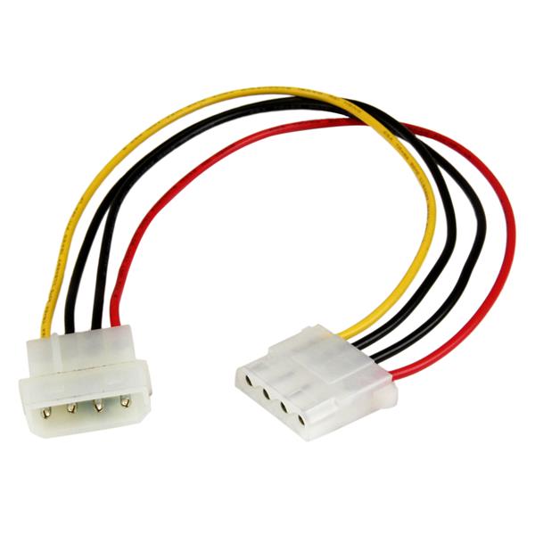 Premium 30cm Molex LP4 Power Extension Cable for efficient PC component connectivity and cable management.