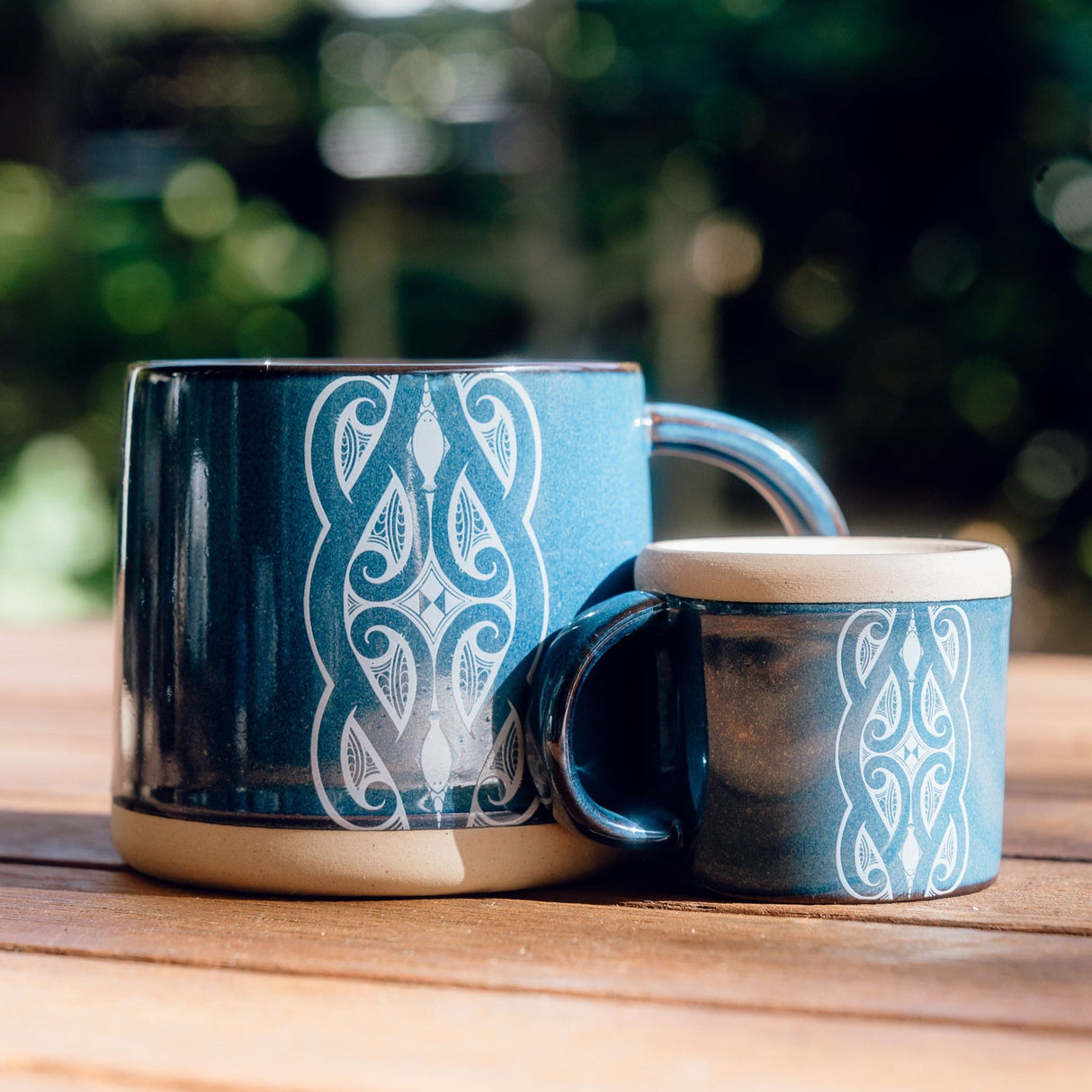 Moana Road - Miriama Grace-Smith Ceramic Espresso Mug - Navy - 2 units