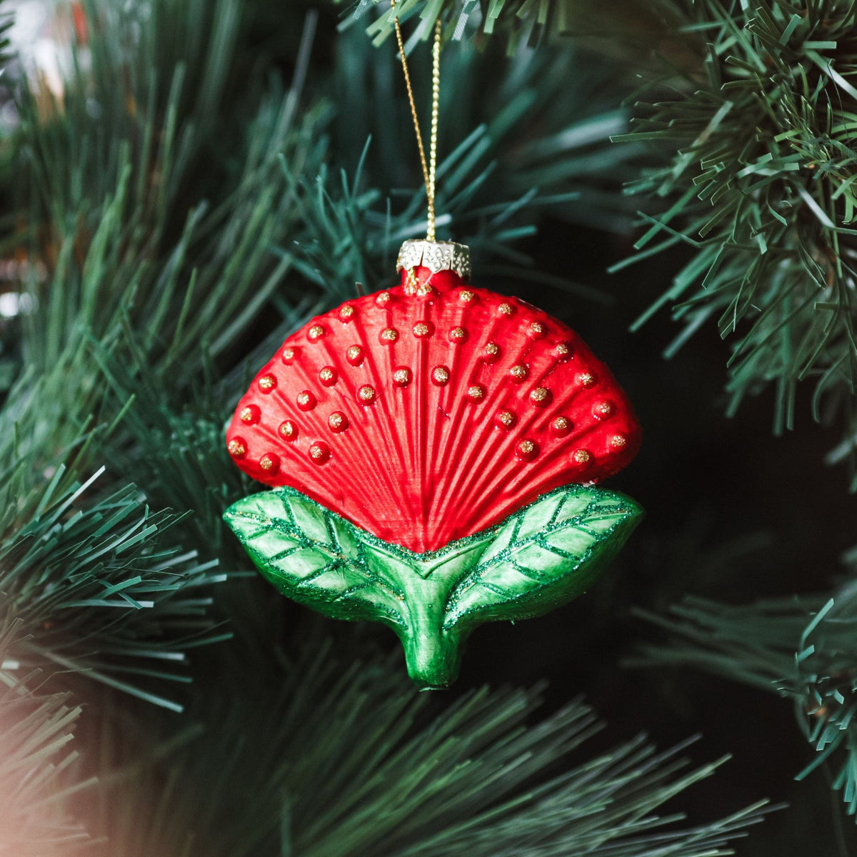 Moana Road - Glass Christmas Decoration Set - 2 units