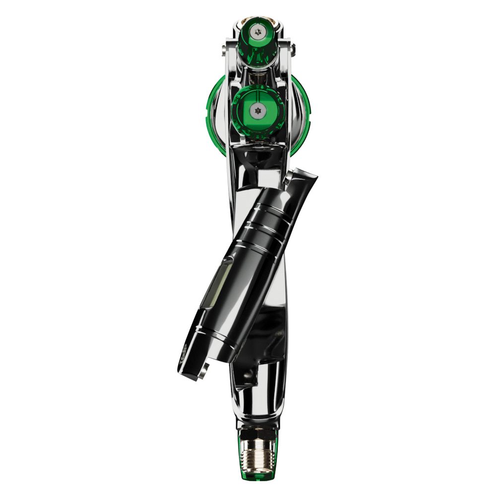 IWATA GRAVITY SPRAYGUN SUPERNOVA SERIES 2 DIGITAL LS400 1.3MM LVLP + POT BASECOA