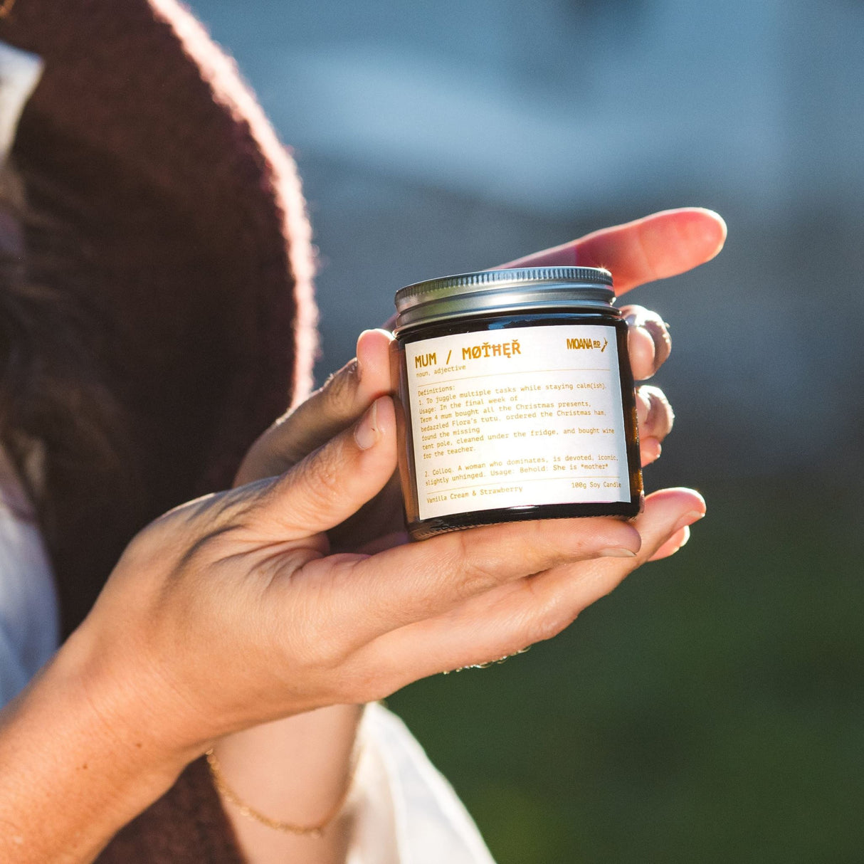 Moana Road - Candle - Vanilla Cream & Strawberry - Mum the Noun - 2 units
