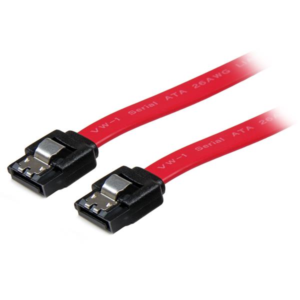 High-Speed 15cm (6in) Latching SATA Cable - Secure Connection for SATA 3.0 Data Transfer