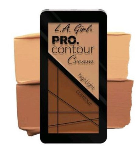 LA Girl Pro Contour Cream in Light, a creamy contouring product for sculpting features effortlessly with a natural finish.