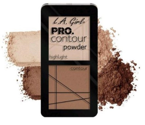 LA Girl Pro Contour Powder in Natural, featuring buttery soft shades for a flawless, sculpted finish on any skin tone.