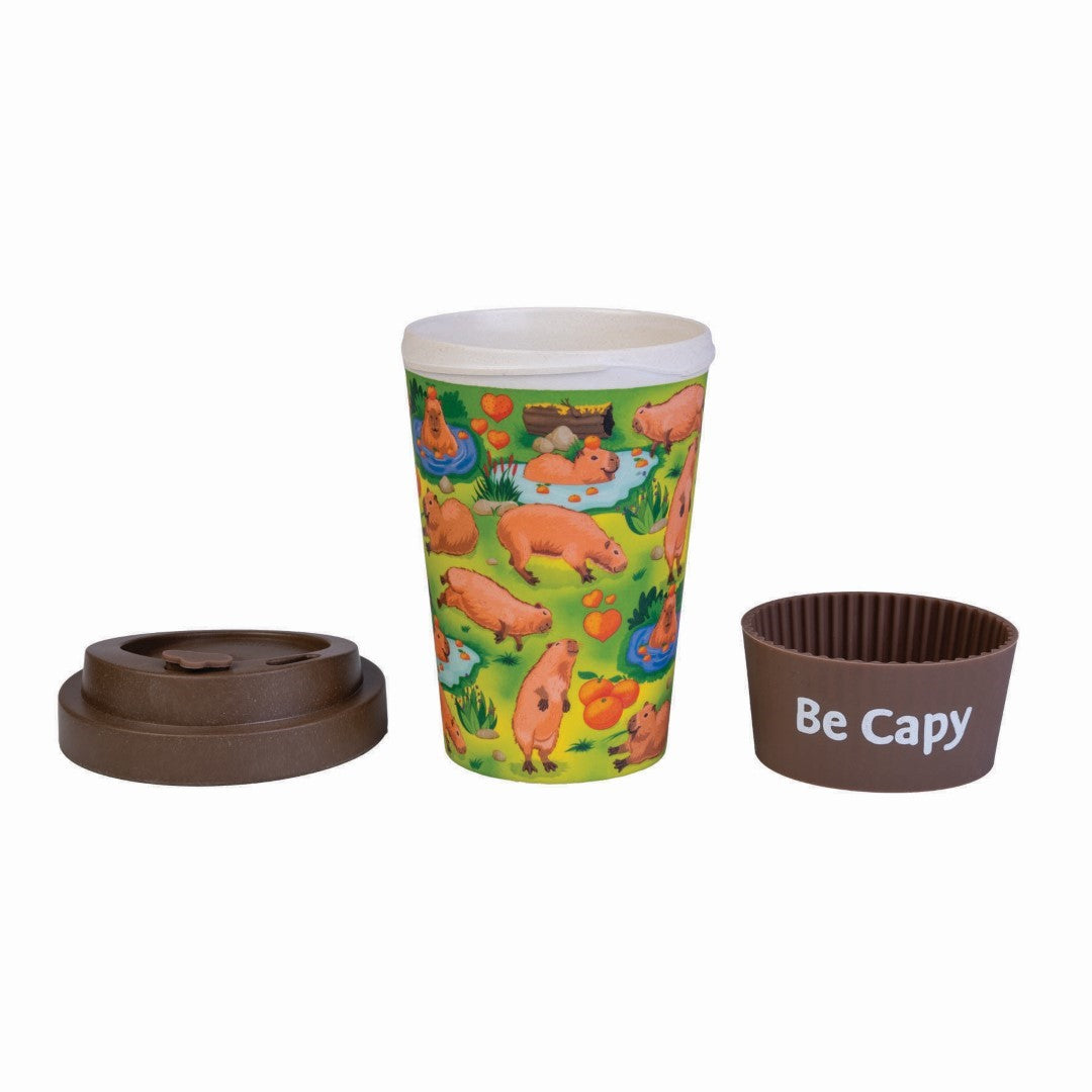 Eco-to-Go Bamboo Cup - Capybara (6.5 x 6.5 x 14.5cm)