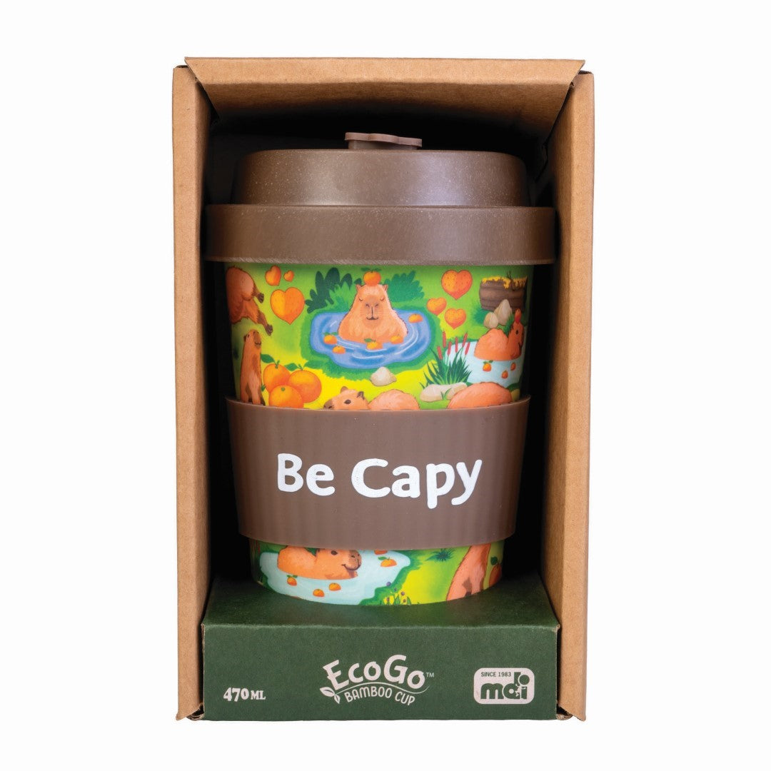 Eco-to-Go Bamboo Cup - Capybara (6.5 x 6.5 x 14.5cm)