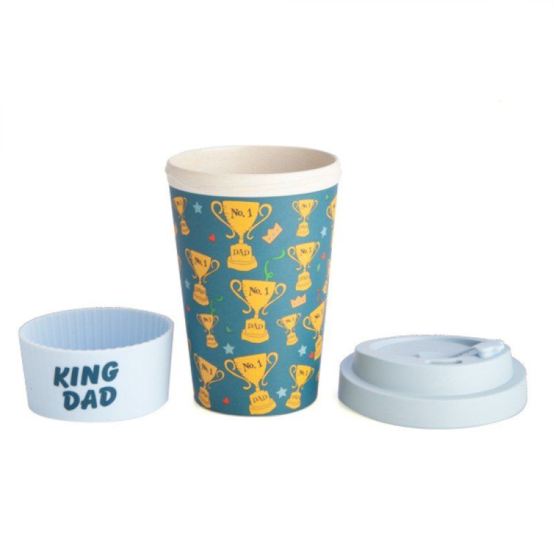 Eco to Go Bamboo Cup - King Dad (140mm)