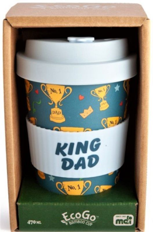 Eco to Go Bamboo Cup - King Dad (140mm)