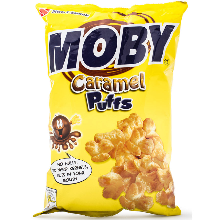 Moby Caramel Puffs 90g - Pack of 25