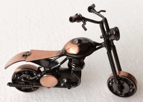Ornament - Steampunk Motorbike Copper (16 × 10cm) - Version 3