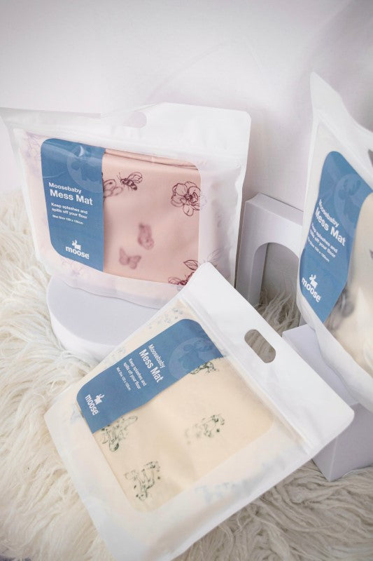 Moose Mess Mat - Flowers (120cm)