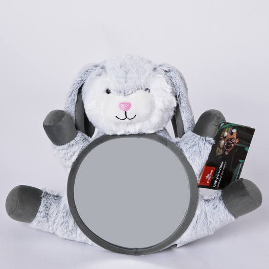 Baby in View Mirror - Moose Bunny