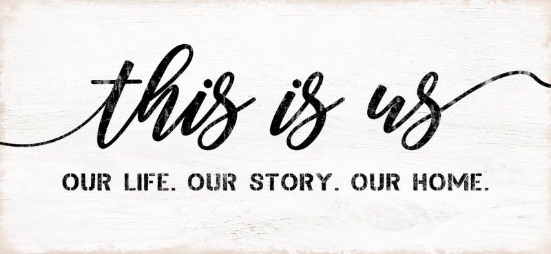 Wall Art on MDF - This Is Us (60cm)