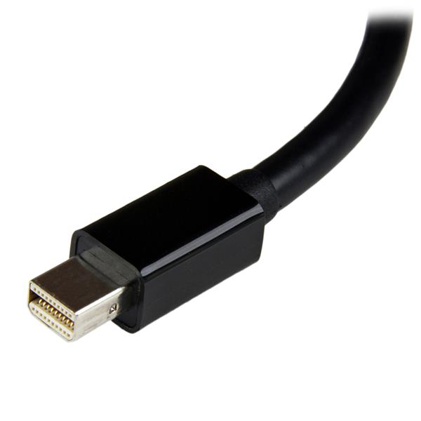 Mini DisplayPort to DVI Adapter for connecting MacBook or Surface Pro to DVI displays, supports 1920x1200 resolution.