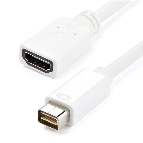 High-Quality Mini DVI to HDMI adapter for MacBooks & iMacs, enabling seamless HD video and audio connectivity.