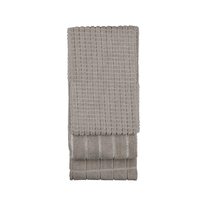 Microfibre 3pc Kitchen Towel Set Grey- Bambury