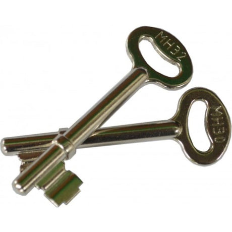 Premium spare key for Morticexl Xcel Mortice Lock MH10, ensuring secure access and reliability for homes and businesses.