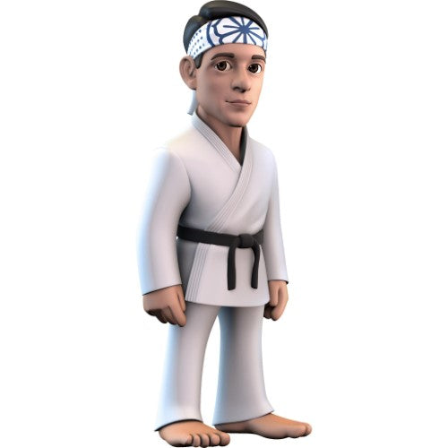 Detailed collectible figurine of Daniel LaRusso from Cobra Kai, depicting his journey as a karate champion.