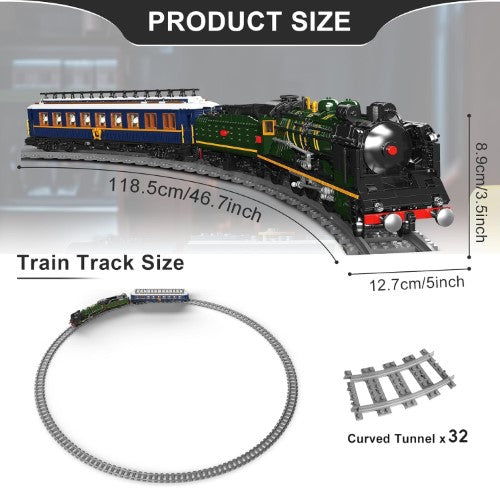 Locomotive Train Building Kit - Mould King SNCF231 ORIENT EXPRESS STEAM RC