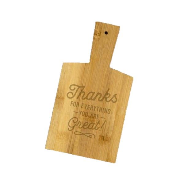 Bamboo Serving Board - Thanks For Everything
