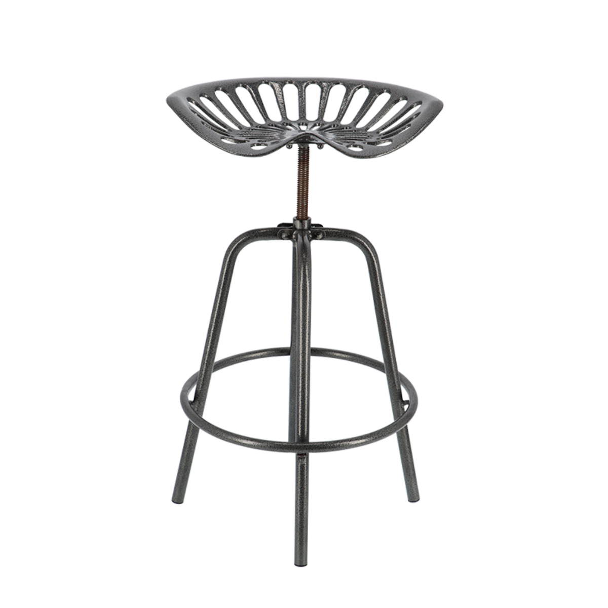 Tractor Bar Stool - Grey (50 x 48 x 70cm)