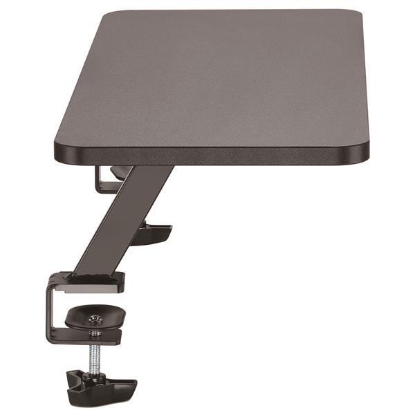 Extra Wide Clamp-On Monitor Riser Stand - Adjustable Height for Organizing Desk Space