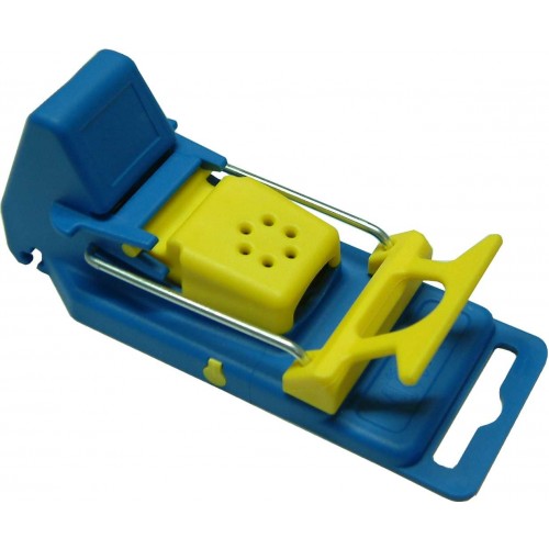 Humane plastic mouse trap 'Mouse Stop' designed for easy operation and safe disposal, ideal for homes and offices.