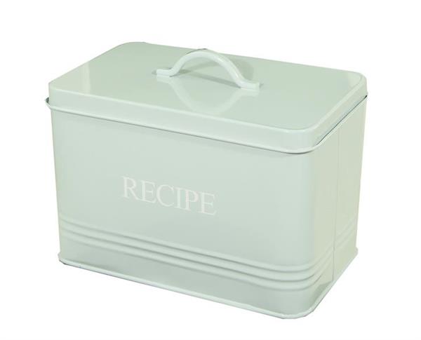 Recipe Card Holder - Vintage Blue - 20 X 12CM