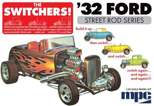 Plastic Kit Set  - 1/25 '32 Ford Switchers Roadst