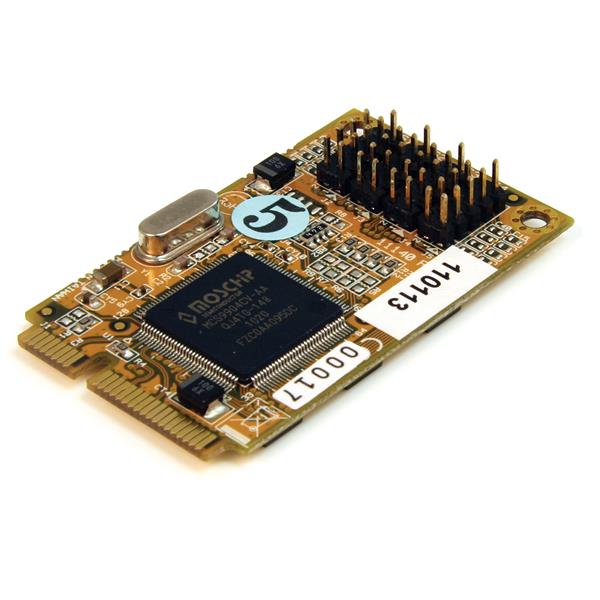 4-Port RS232 Mini PCI Express Serial Card with 16650 UART for Embedded Systems & IoT