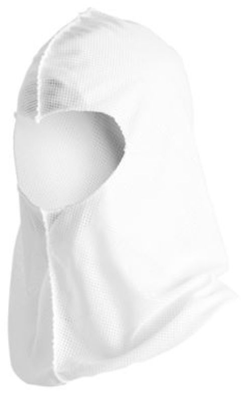 Polycotton Balaclavas - White, 390mm, Reusable/Washable (Pack of 200)