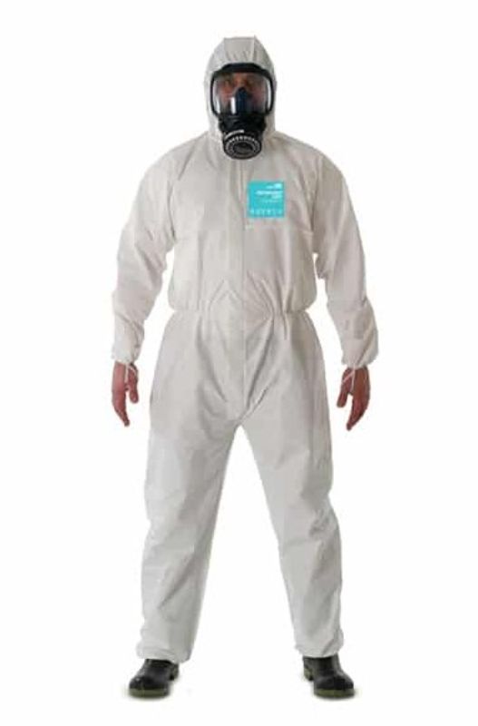 SMS Coverall Type 5/6 - White, 3XL, 50gsm (Pack of 12)