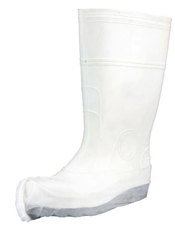 Polypropylene Shoe Covers - White, 200mm x 400mm, 25gsm (Pack of 600)