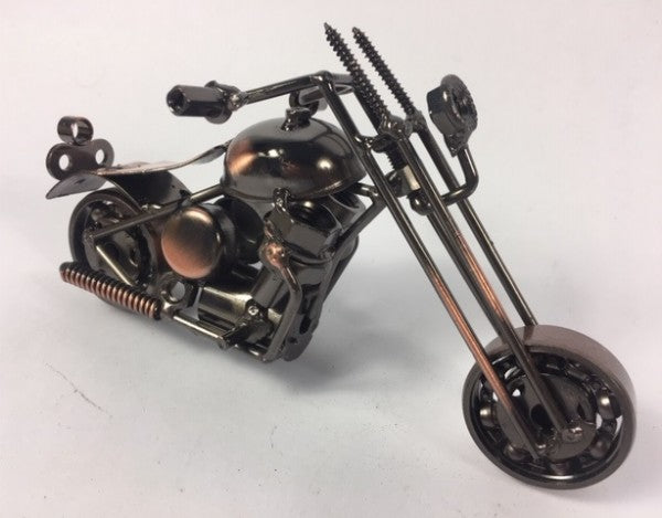 Coiled Copper Chopper Motorbike