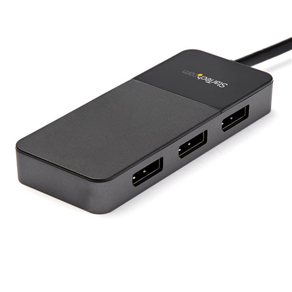 High-Performance 3 Port DisplayPort MST Hub for 3 x 4K Monitors - DP 1.4 Multi-Monitor Splitter